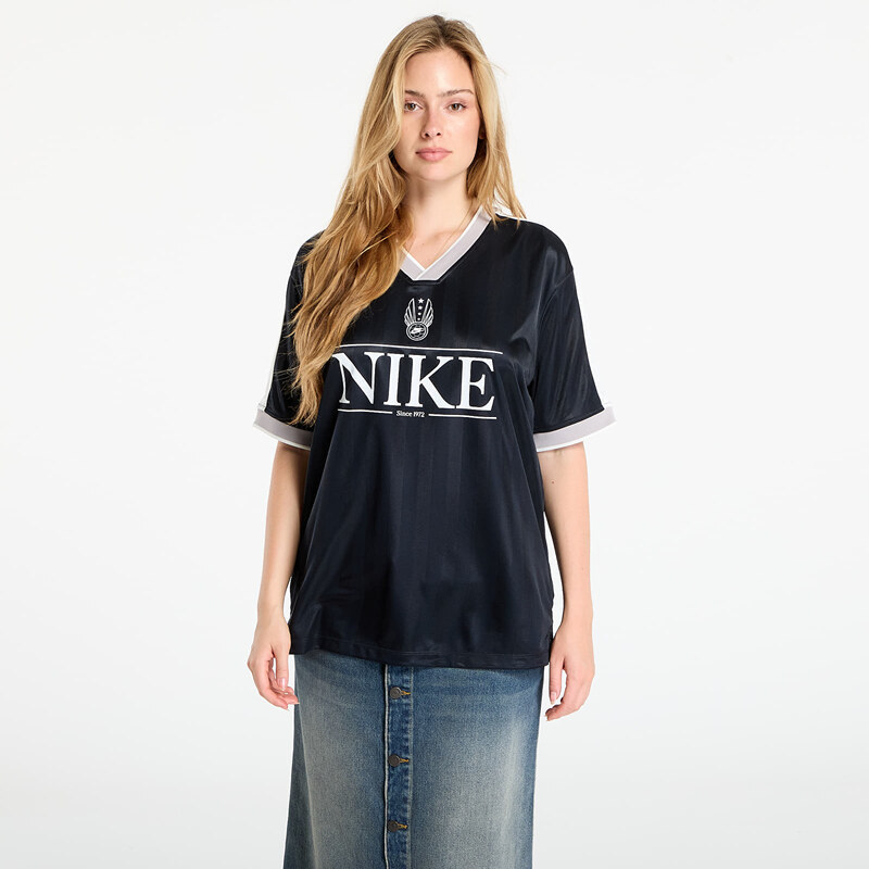 Dres Nike Sportswear Womens V-Neck Jersey Top Black/ Sail/ College 107637180