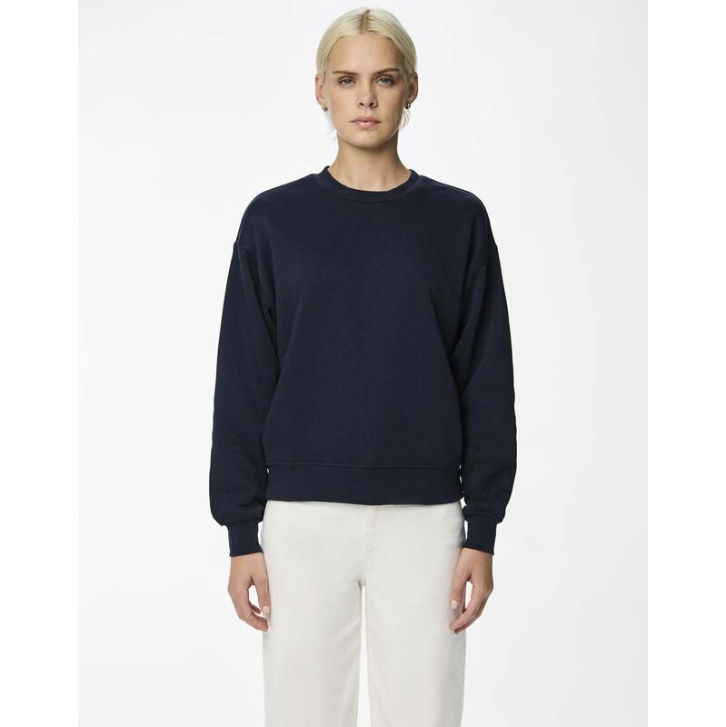 Pieces Sweatshirt in sky captain-Grey 115515429