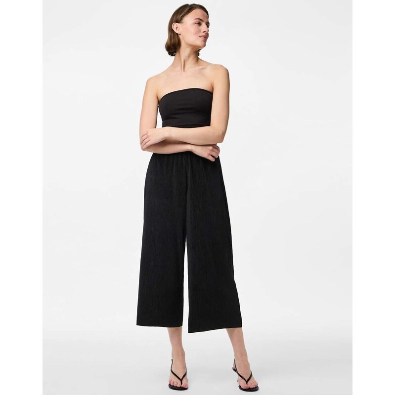 Pieces Culottes in black