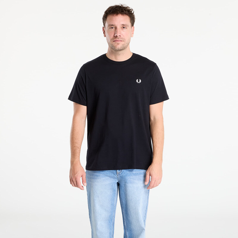 Tričko FRED PERRY Crew Neck T-Shirt Black M