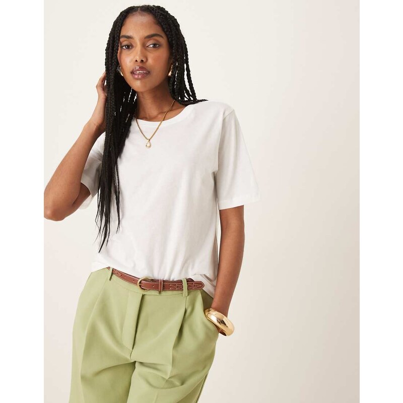 JDY t-shirt in white