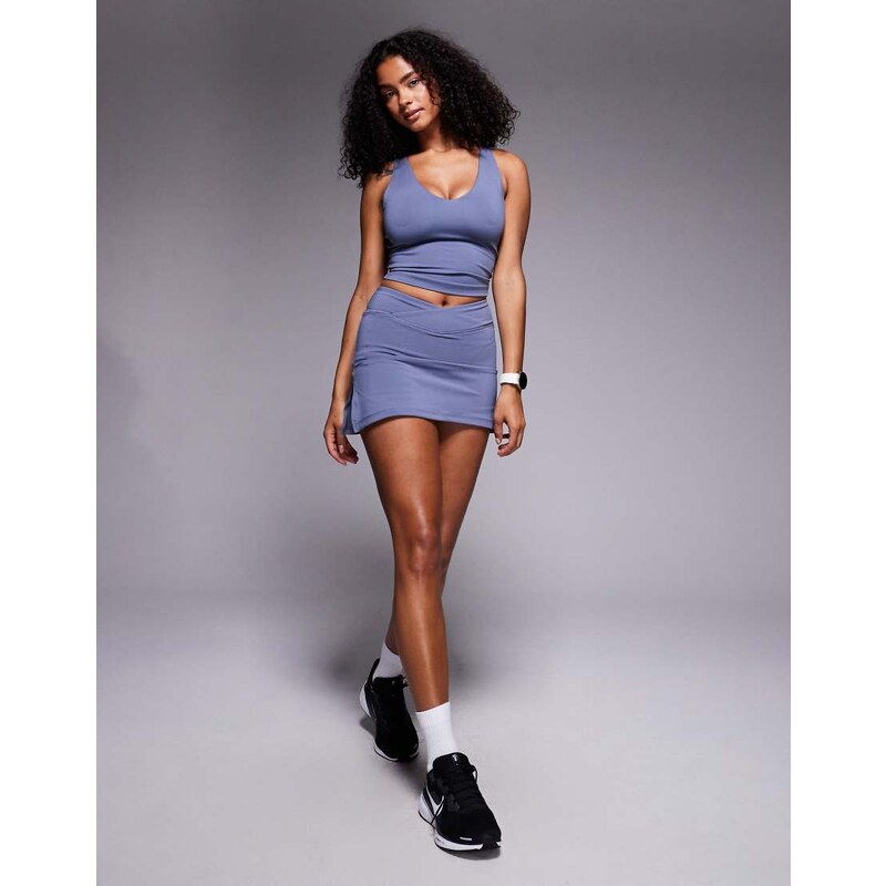 4505 wrap waist tennis skirt with under short and phone pocket in 114817598