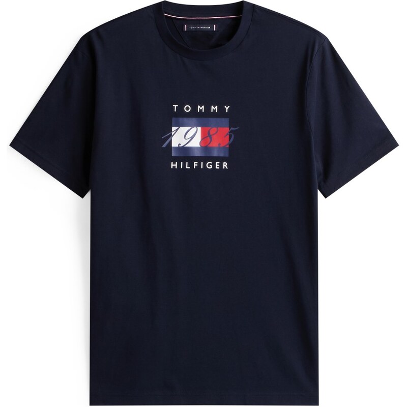 Tommy Hilfiger Linear Flag Graphic Tee BLU