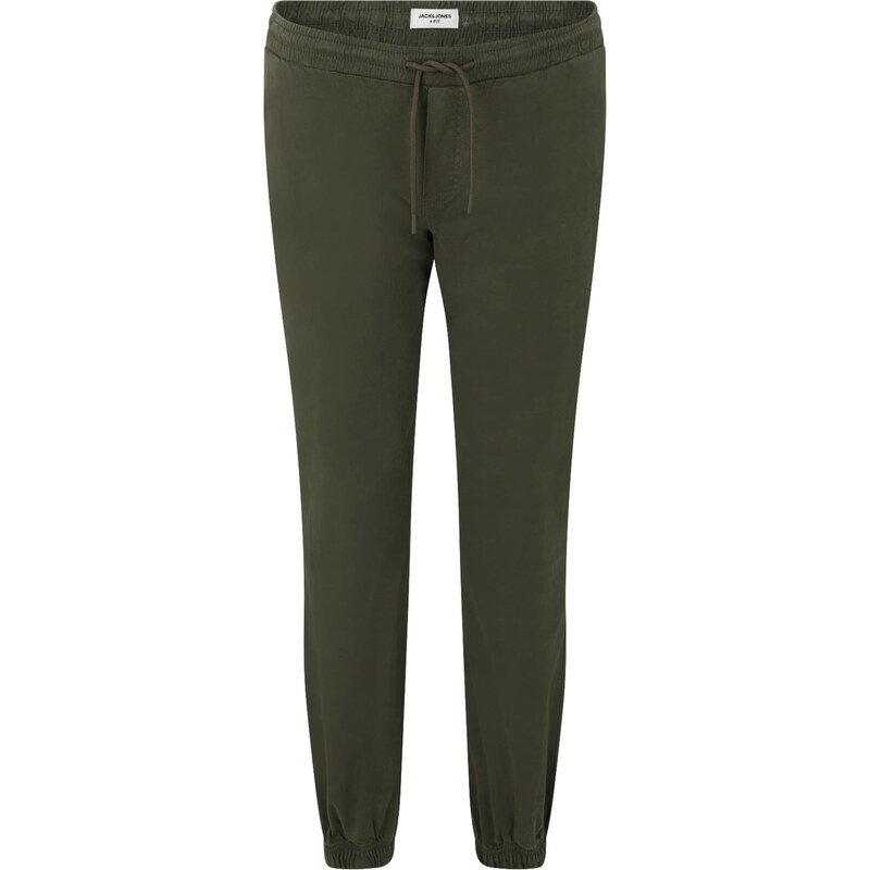 Jack & Jones Plus Kalhoty JPSTKANE olivová