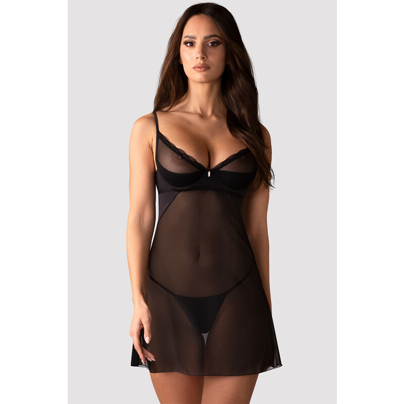 Obsessive Stelisa chemise- košilka + tanga