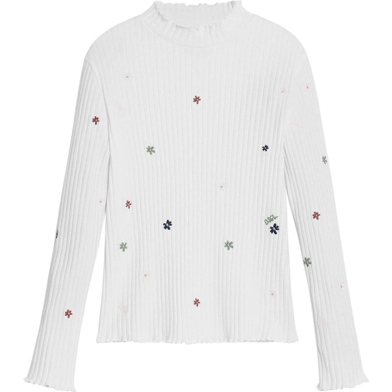 Desigual Tričko mix barev / bílá