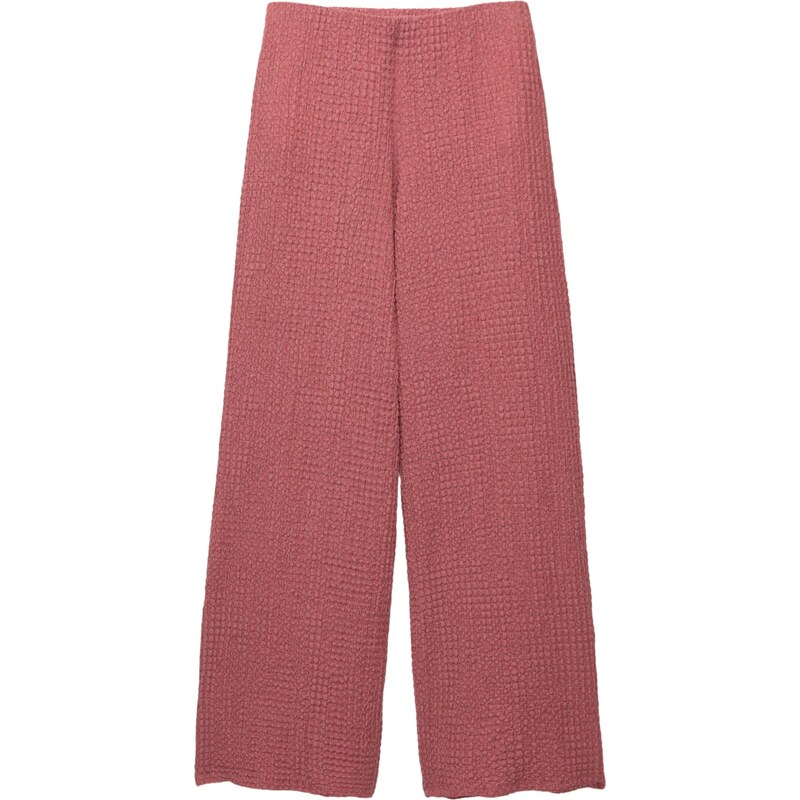 Pull&Bear Kalhoty burgundská červeň 107725570