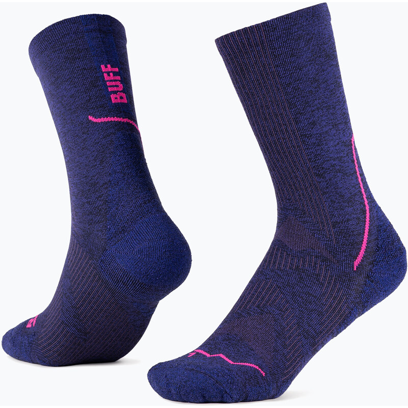 Ponožky BUFF Dryflx Crew ultramarínové
