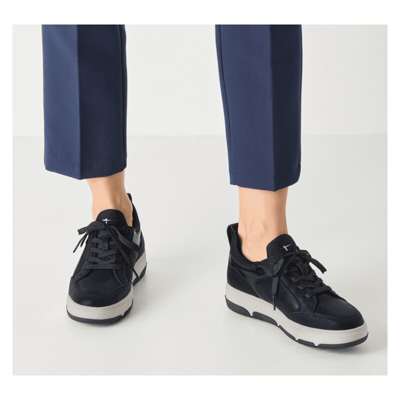 Tenisky v jednoduchém sneaker stylu Tamaris 1-23752-45 modrá 107648916