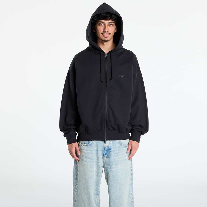 Mikina Y-3 Full Zip Hoodie UNISEX Black XL