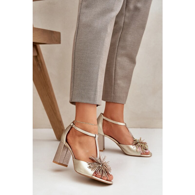 Sandály na podpatku model 212584 Step in style 107649672