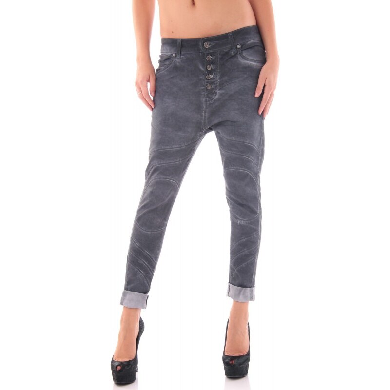Dámské jeans Sexy Woman vzor 49 - Šedá / XXS