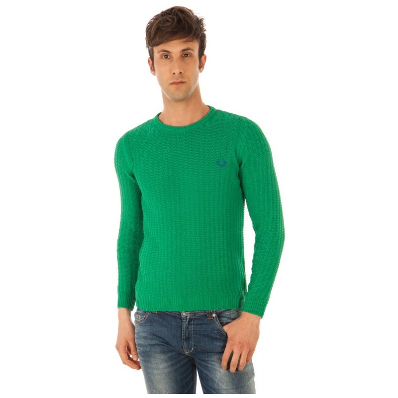Pánský svetr Fred Perry vzor 1 - XL / Zelená