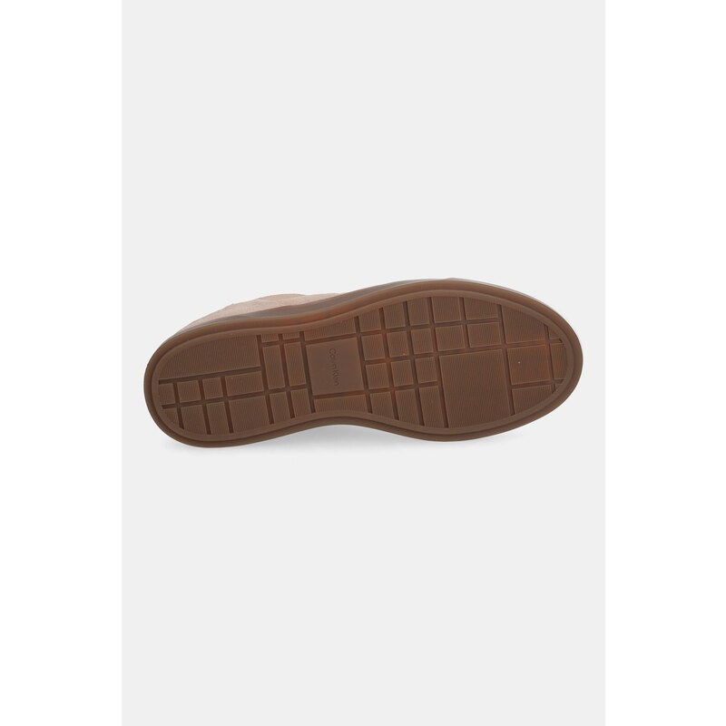 Kožené tenisky Calvin Klein LOW PRO CUPS LACE UP