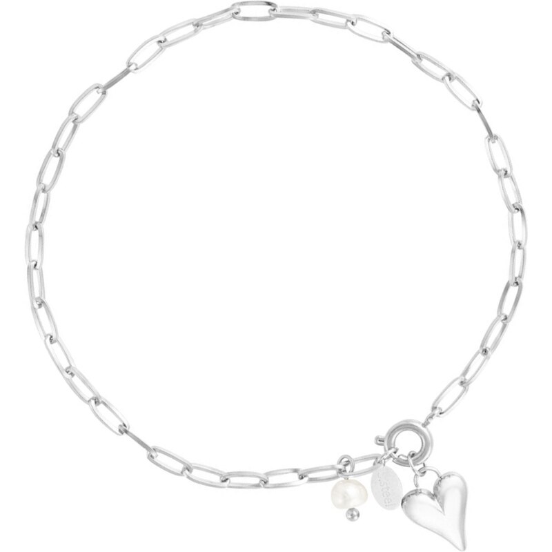 SYLVIENE Náramek CHAIN HEART Silver 107673729
