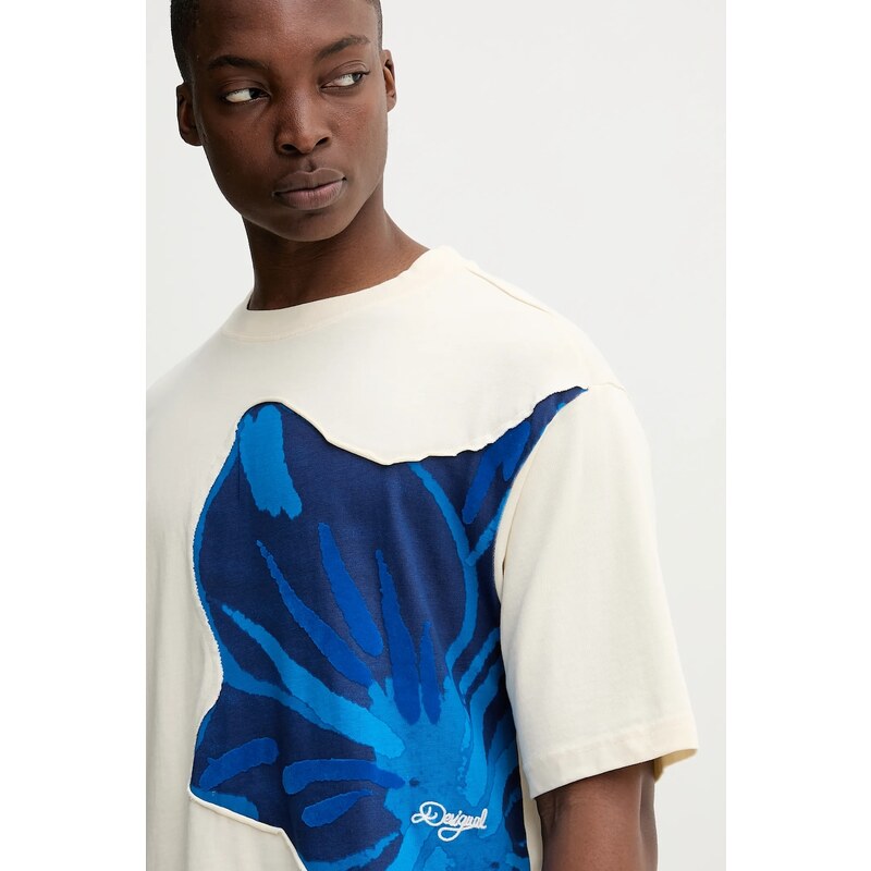 Bavlněné tričko Desigual PANCHO