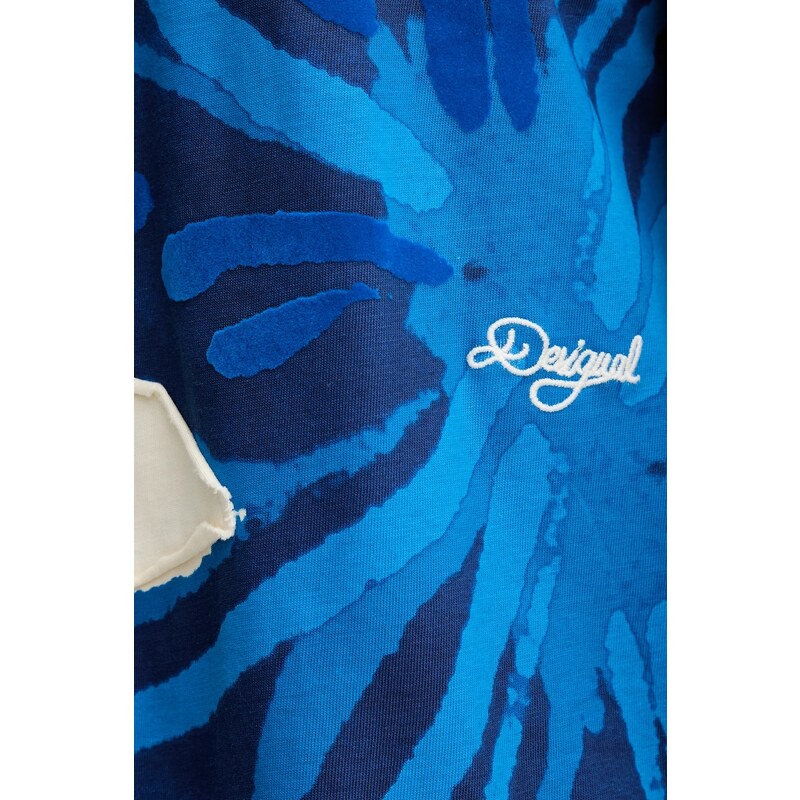 Bavlněné tričko Desigual PANCHO