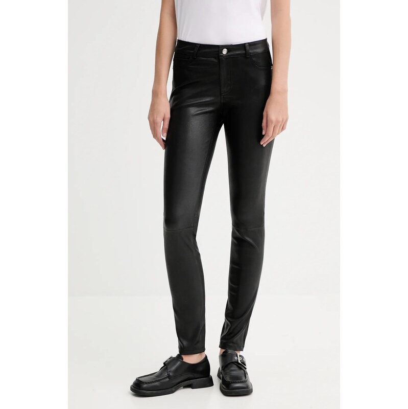 Zadig&Voltaire Kožené kalhoty ZADIG&VOLTAIRE