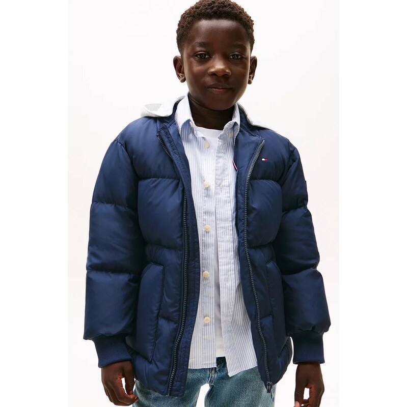 Tommy Hilfiger Dětská péřová bunda Tommy Hilfiger