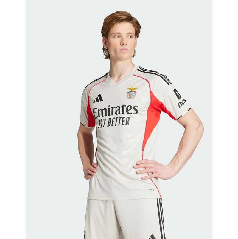 adidas performance Benfica 25/26 away jersey in beige-Neutral