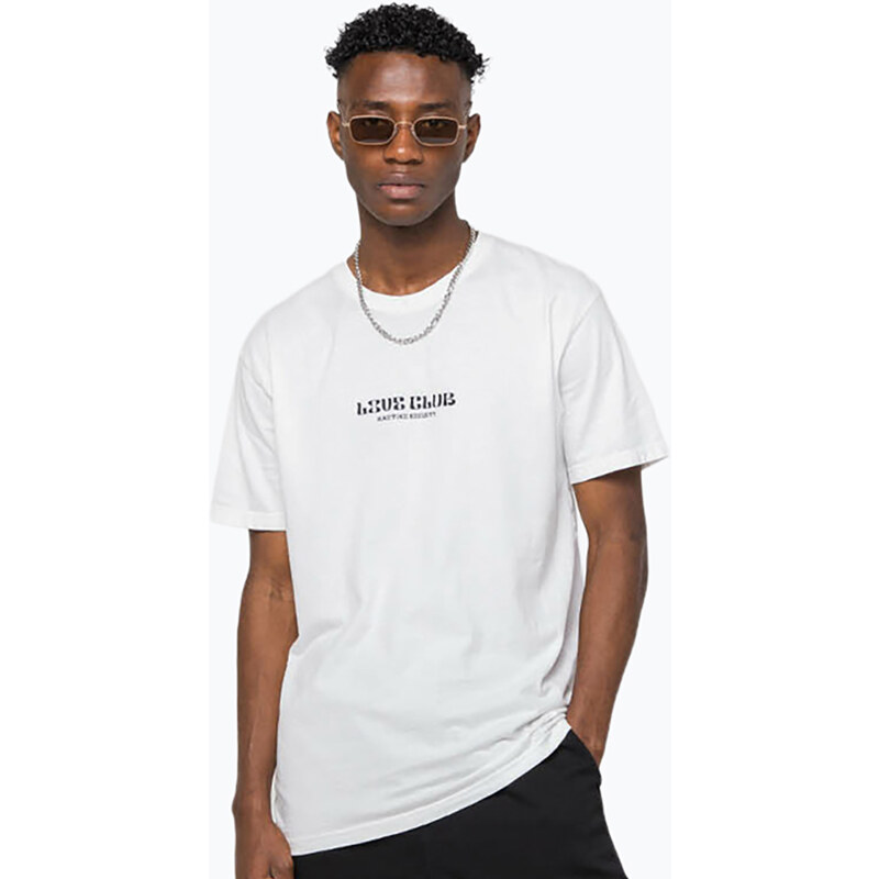 Pánské tričko Kaotiko Washed Love Club white