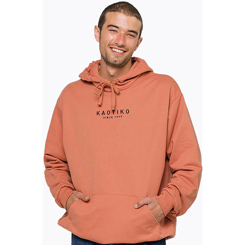 Pánská mikina Kaotiko Vancouver apricot