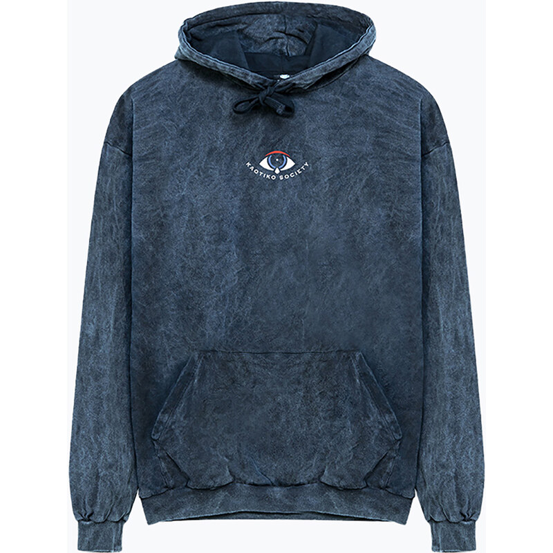 Pánská mikina Kaotiko Washed Free Your Mind navy