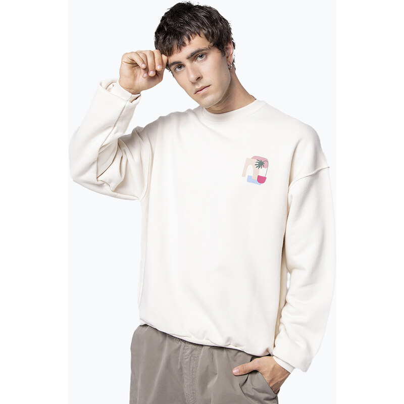 Dámská mikina Kaotiko Marrakech Organic Cotton ivory
