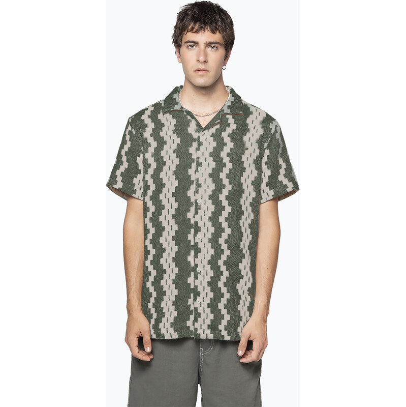 Pánská košile Kaotiko Ethnic army / offwhite