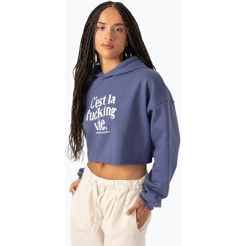 Dámská mikina Kaotiko Cest la vie Crew grape