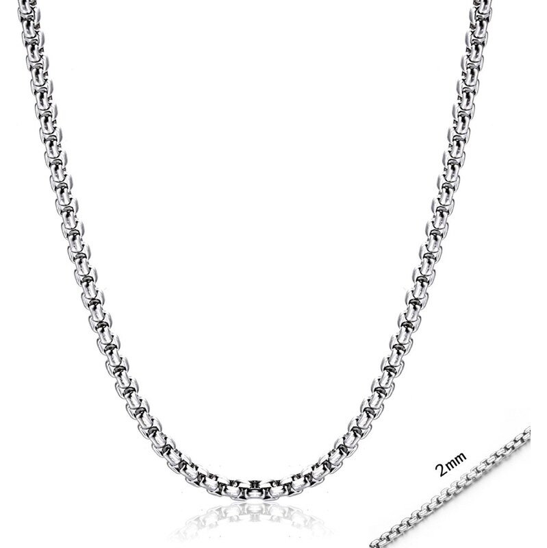 Lindas Jewelry Náhrdelník - Řetízek Veneziana 2mm chirurgická ocel 107680214