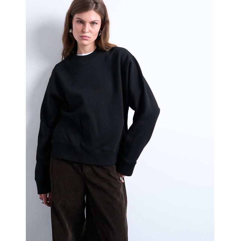 Topshop ultimate sweat in black
