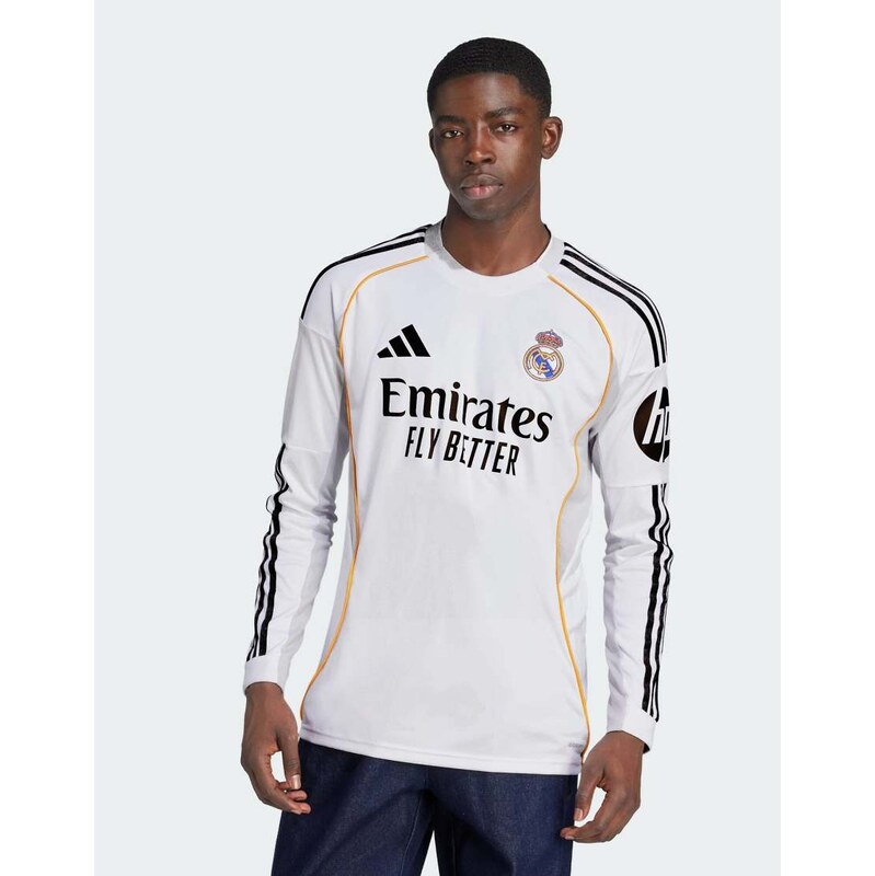adidas performance Real madrid 25/26 long sleeve home jersey in