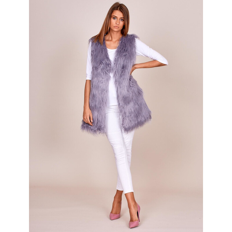 Wool Fashion Italia Dámská vesta AT-KZ-173501A-1.12P Wool