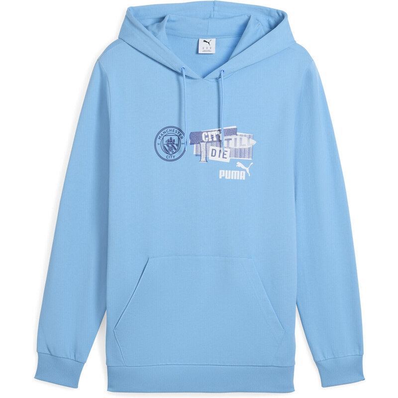PUMA Pánská běžecká mikina ftblNRYG PUMA Team Light Blue
