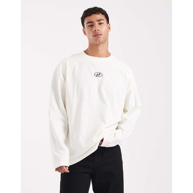 ASOS DESIGN heavyweight oversized long sleeve t-shirt with
