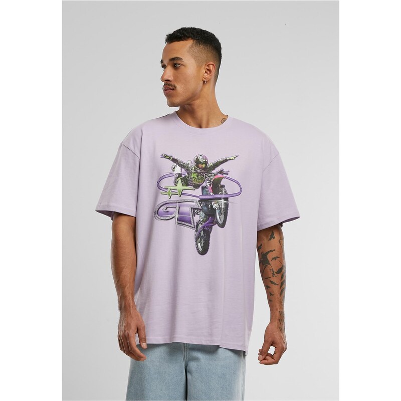 Mister Tee Moto GT Oversize Tee lila