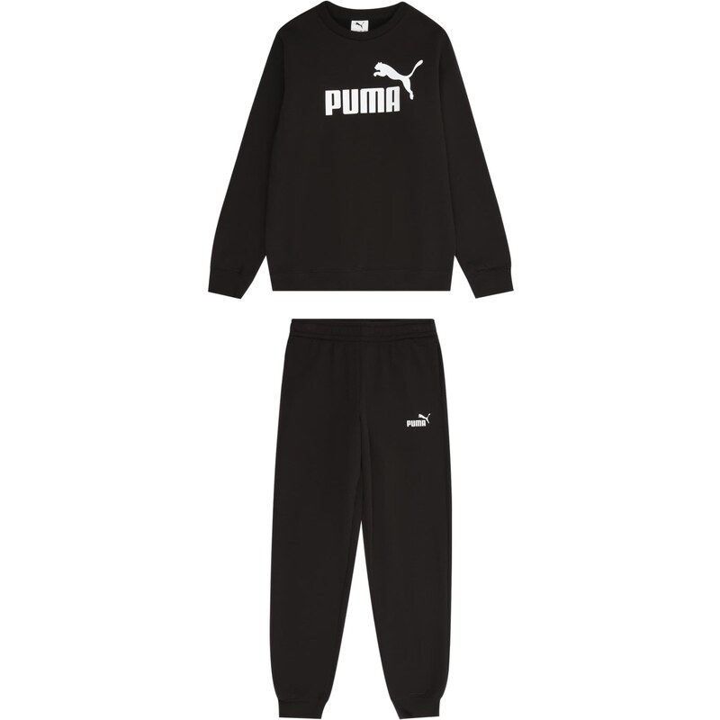 PUMA Joggingová souprava ESS No.1 černá / bílá