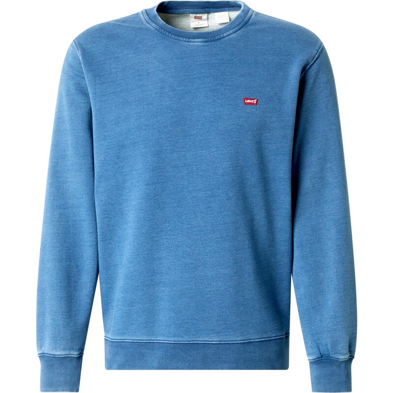 LEVI'S  Mikina 'Original Housemark Crewneck Sweatshirt' královská modrá / červená / bílá