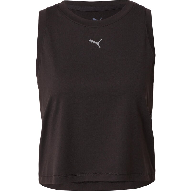 PUMA Sportovní top Cloudspun světle šedá / černá 108499166