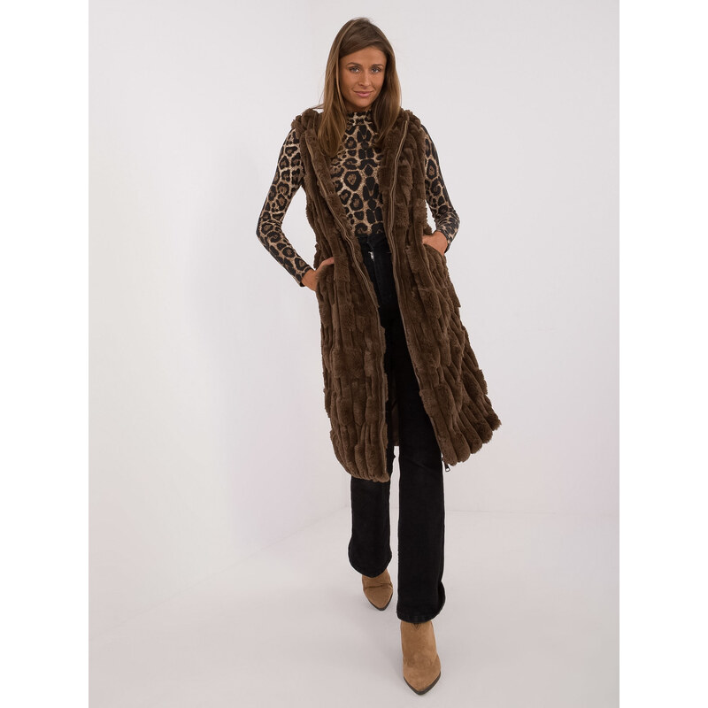 Wool Fashion Italia Dámská vesta AT-KZ-2368-1.08 Wool