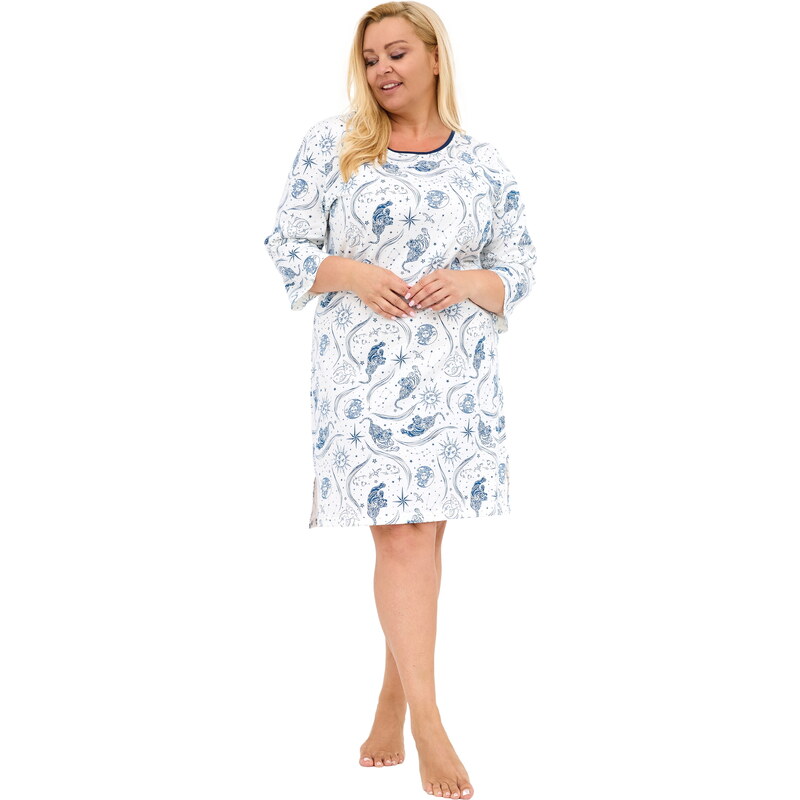 Noční košile CORNETTE 464/448 INGRID PLUS ecru 107698971