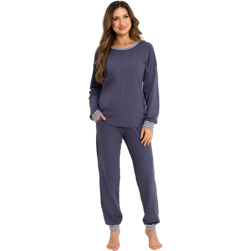 Dámské pyžamo/ HOMEWEAR REGINA 718 tmavě modrá 107700981