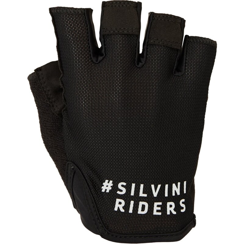 Unisex cyklistické rukavice Silvini Varena černá/šedá 107703889