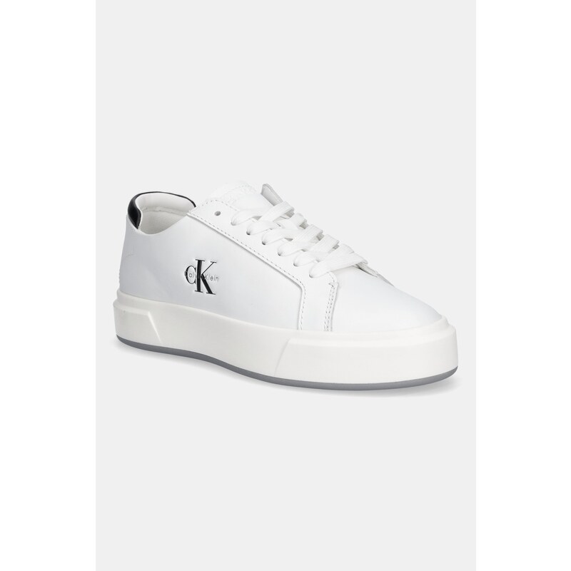 Tenisky Calvin Klein BASKET LACE UP LTH ML