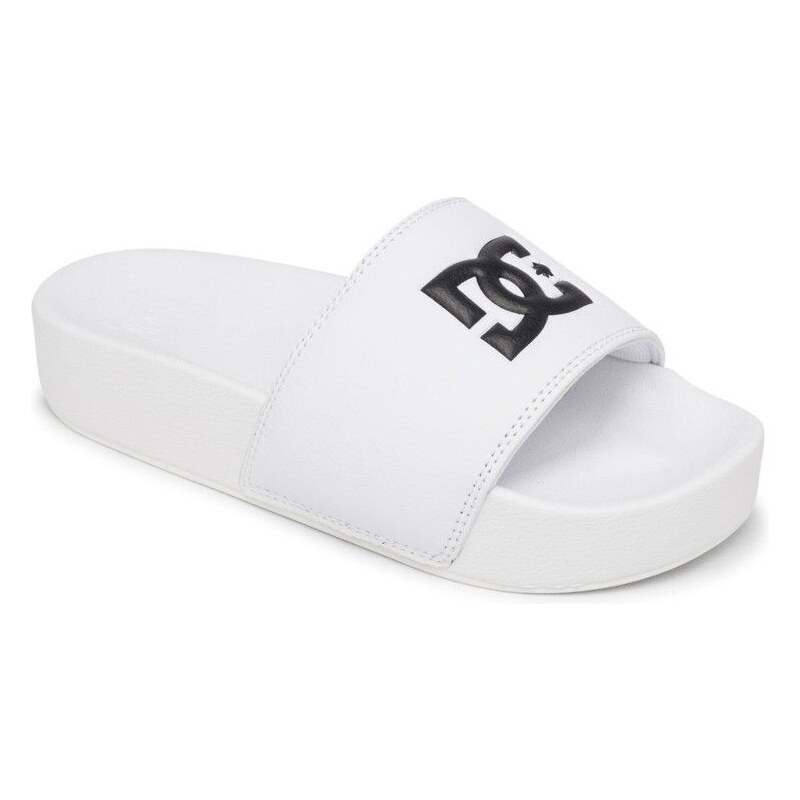 DC Shoes Pantofle DC Slide Platform white/white/black 107704182