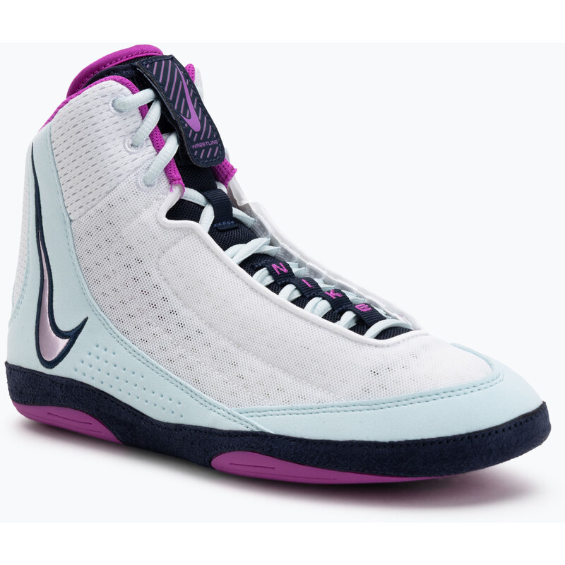 Zápasnická obuv Nike Inflict 4 bílá/hyper violet/lacier blue