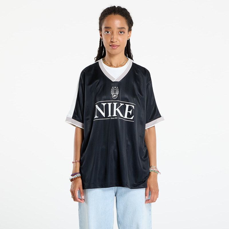Dres Nike Sportswear Womens V-Neck Jersey Top Black/ Sail/ College 107708635
