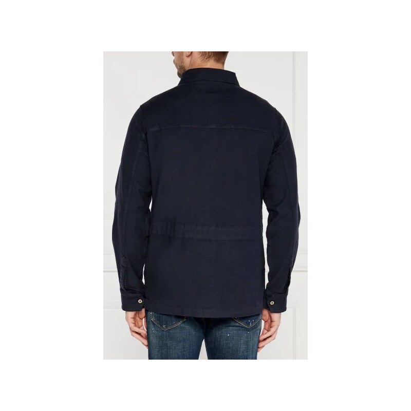 Aeronautica Militare Bunda SAHARIANA | Regular Fit přidáním lnu