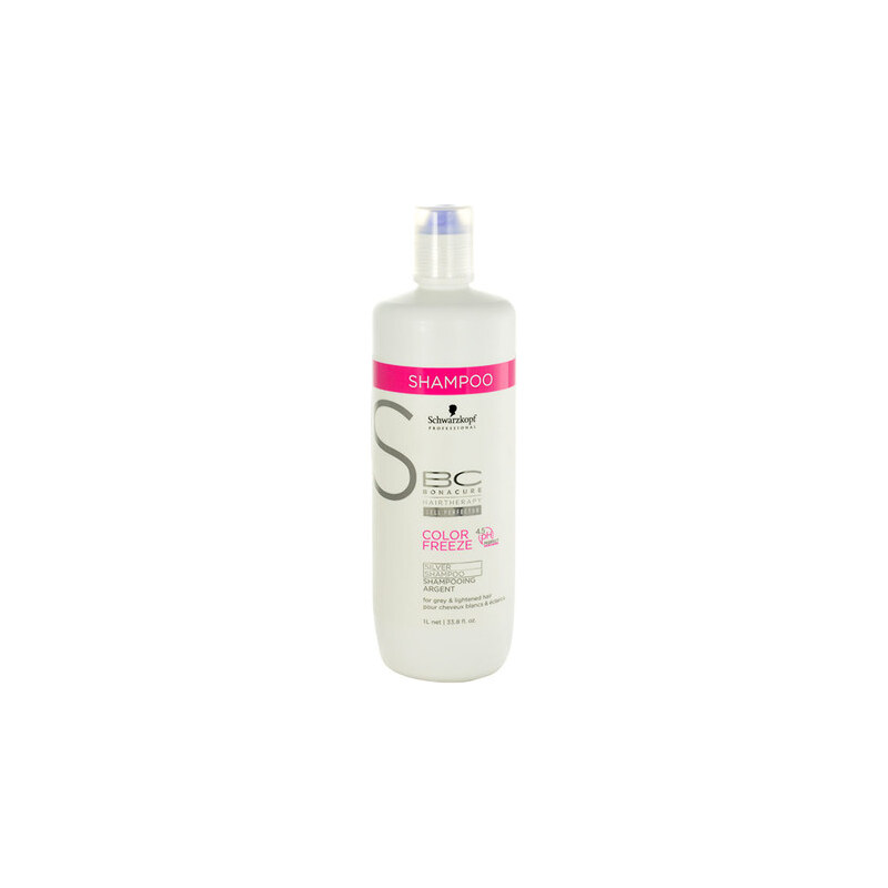 Schwarzkopf BC Cell Perfector Color Freeze Silver Shampoo 250ml Šampon na poškozené, barvené vlasy W Šampon se stříbrnými reflexy